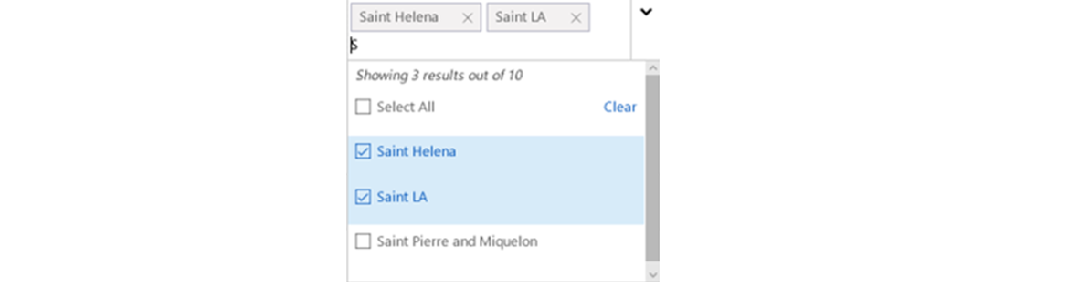 multiselect in dynamics 365